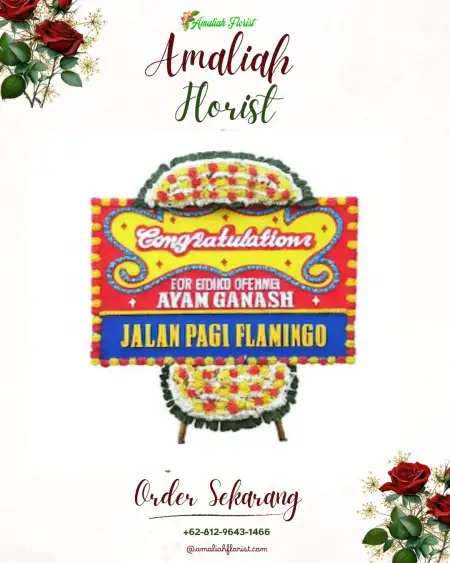 Sewa Papan Bunga Jangkat Timur